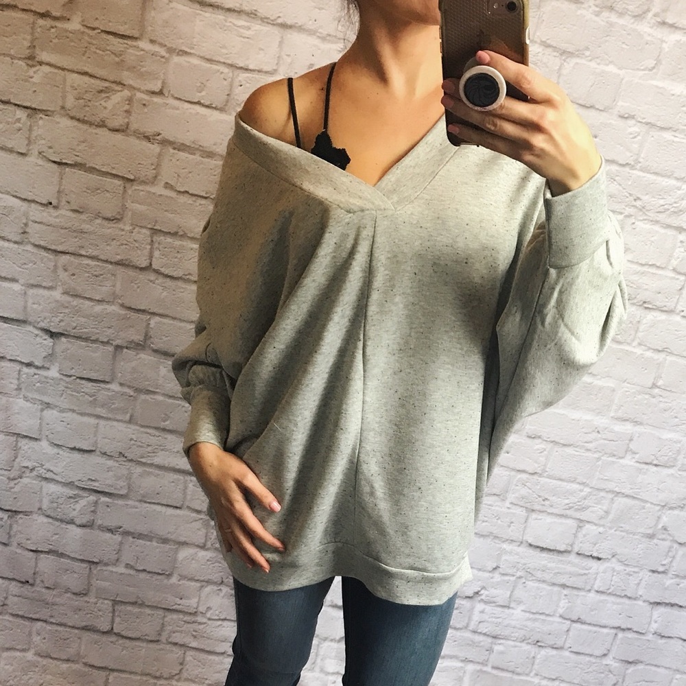 LAST ONE//French Terry Dolman Sleeve Sweatshirt